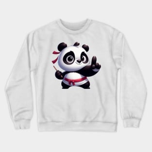 Cute Baby Panda Crewneck Sweatshirt